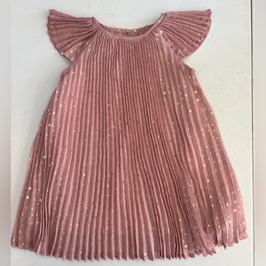 Zara sparkly dress 1-2T pleated